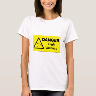Riskera högspänningsstolpe vaultstickpropp med idr tee shirt