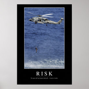 Riskera: Inspirera citationstecken 1 Poster