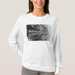Riskera min arbetare som laddar upp Coeur d'Alene Tee Shirt