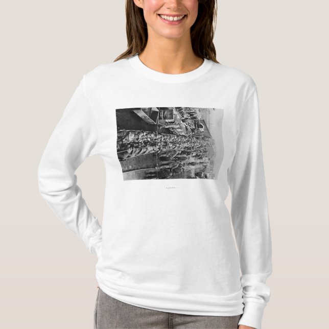 Riskera min arbetare som laddar upp Coeur d'Alene Tee Shirt (Framsida)