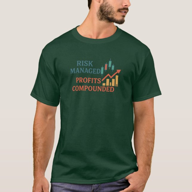 Riskhanterade Vinster Sammansatta | Trader Tee (Framsida)
