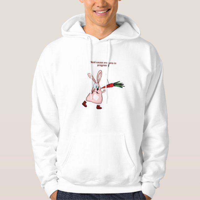 Riskhanterare i aktion  hoodie (Framsida)
