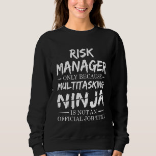 Riskhanterare Multitasking Ninja Jobbtitel T Shirt