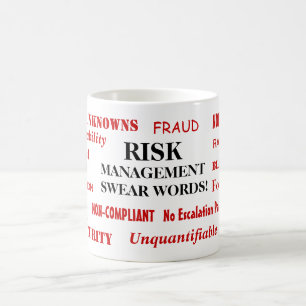 Riskhantering Swear Ord län Kaffemugg