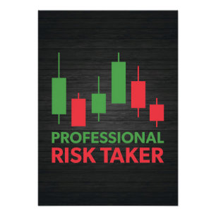 Risktagande Professionell för investerare Fototryck