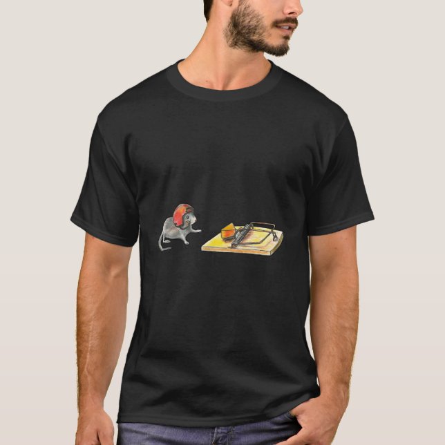 Risktagning för tävla av muskler t shirt (Framsida)