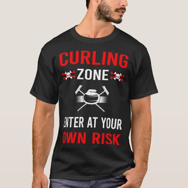 Riskzon Curling T Shirt (Framsida)