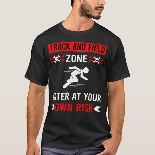 Riskzon Friidrott T Shirt (Framsida)