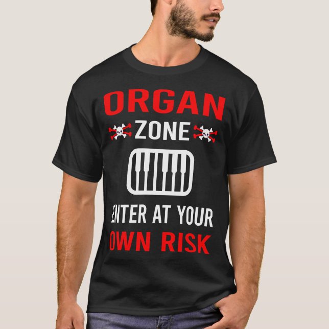 Riskzon Organ Organist T Shirt (Framsida)