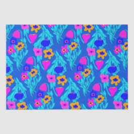 Riso Print Flowers Färg Bright