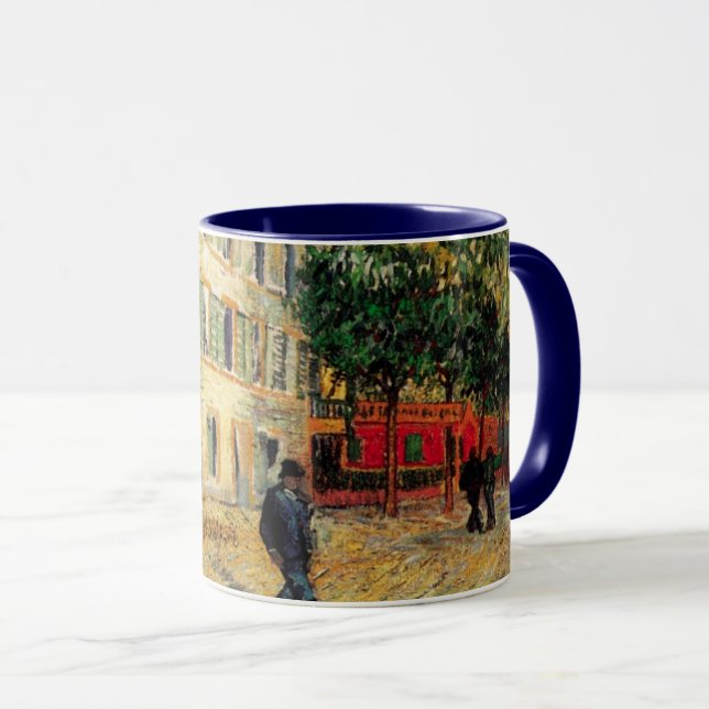 Rispal Restaurant på Asnieres av Vincent van Gogh Mugg (Framsida höger)