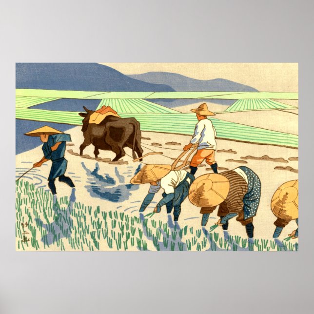 Risplantering Asano Takeji 1949 Poster (Framsidan)
