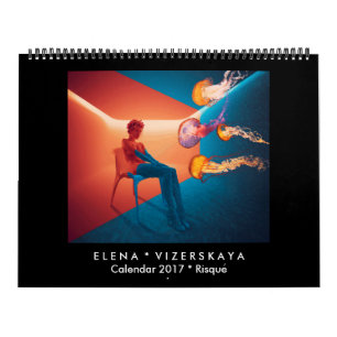 RISQUE Elena Vizerskaya konstkalender 2017 Kalender
