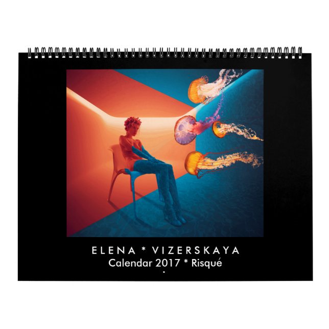RISQUE Elena Vizerskaya konstkalender 2017 Kalender (Omslag)