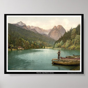 Rissersee övreBayern, Tyskland Poster