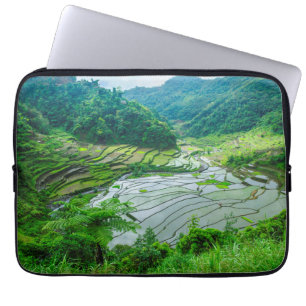Rissterrasslandscape, Filippinerna Laptop Sleeve