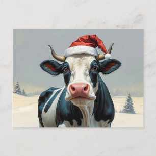 ristmas ko i vinterlandskapet vykort