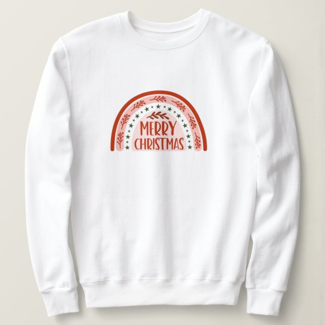 ristmas,merry och bright,merry,modern,retrotypo t shirt (Design framsida)