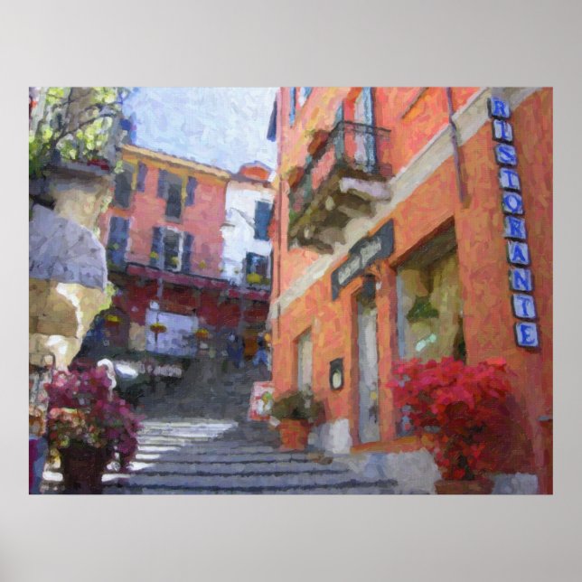 Ristorante Bilacus, Bellagio Poster (Framsidan)