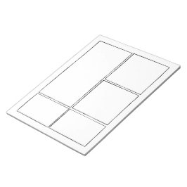 Rita dina egna Tecknader | Tom Tecknad Bok-sidor Anteckningsblock