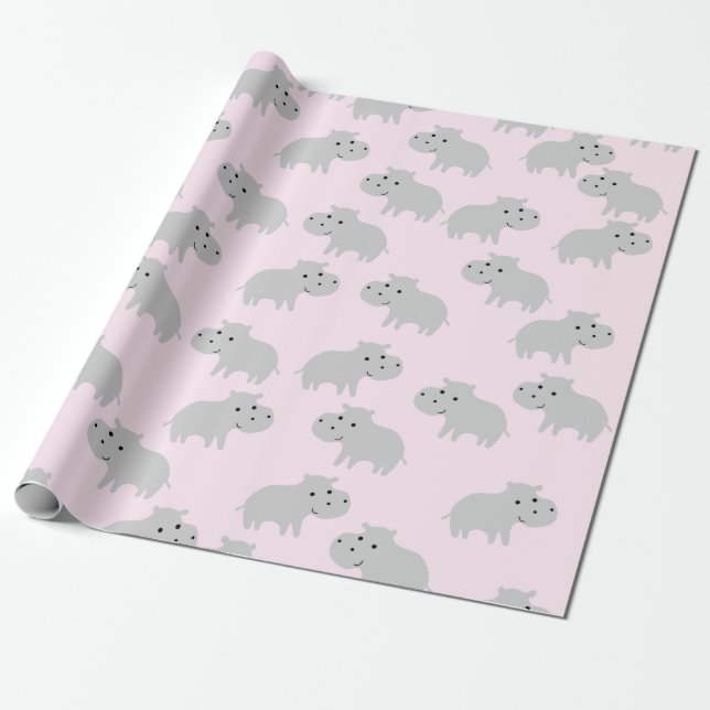 Rita Hippo Wrapping Papprare Presentpapper (Utrullad)