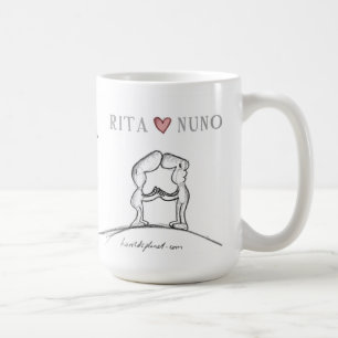 RITA hjärta NUNO Kaffemugg