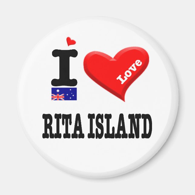 RITA ISLAND - I KÄRLEK MAGNET (Framsidan)
