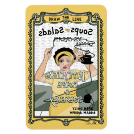 Rita kylskåpet Line_C_4x6 Magnet