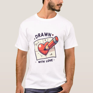 Rita med kärlek t shirt