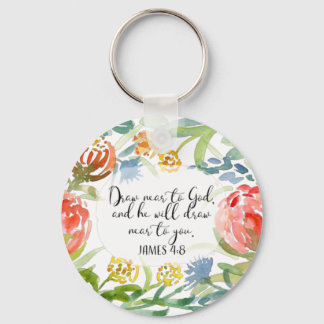 Rita nära Gud | James 4:8 Nyckelring