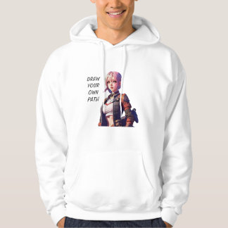 "Rita på din egen väg" - "motivationsbild" Hoodie