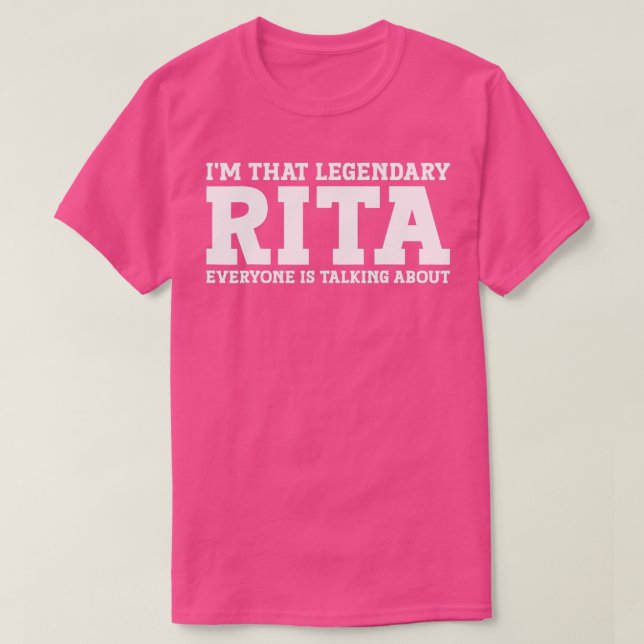 Rita Personal Namn Women Girl Funny Rita T Shirt (Design framsida)