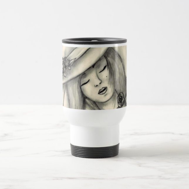 rita teckningen som sovar flickakoppen resemugg (Center)