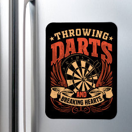 Rita upp mörker och brytpunkter - Dart Player Magnet