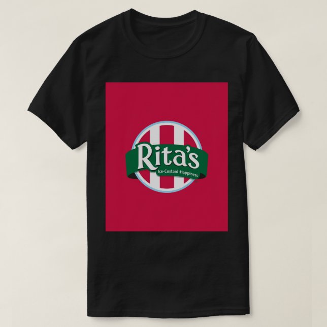 Rita&x27;s Italienska Ice Cafe Apron T Shirt (Design framsida)