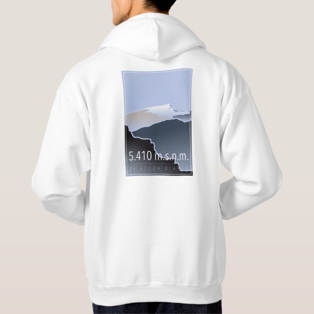 Ritacuba Blanco Mountain, Colombia Hoodie (Baksida)