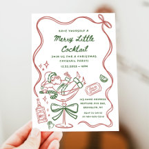 Ritad Glad Liten Cocktail Julfest