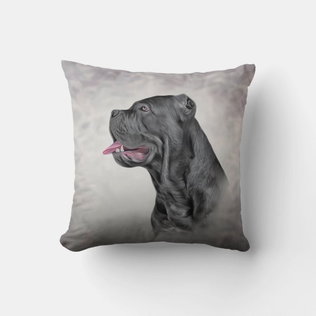 Ritad hund Cane Corso - italiensk mastiff Kudde (Framsida)