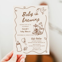 Ritad Kaffebarn Bryggs Baby Shower