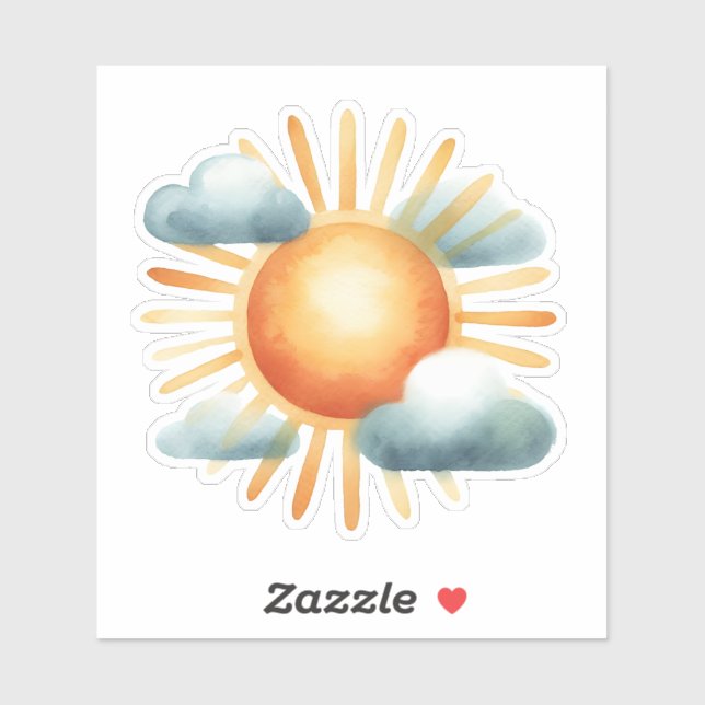 Ritad Sol Klistermärken (Ark)