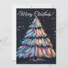 Ritad till ljus julkort