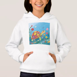 Ritande Baby Sköldpadda T Shirt