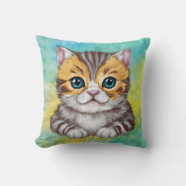 Ritande katt kudde