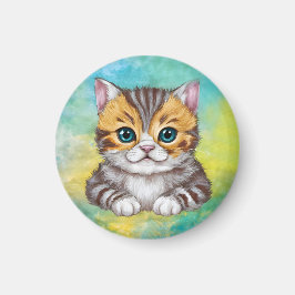 Ritande katt magnet