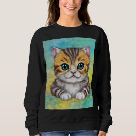 Ritande katt t shirt