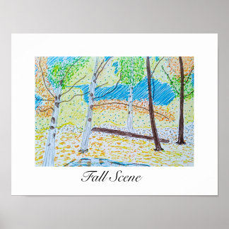 Ritat flödesscen poster