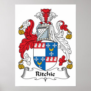 Ritchie familjvapensköld poster