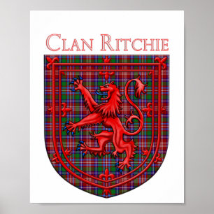 Ritchie Tartan Scottish Play Lejonare Rampant Poster