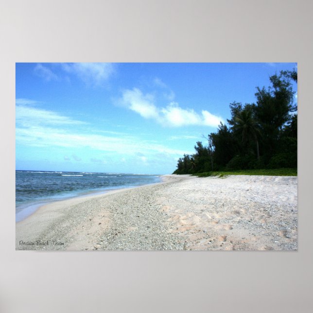 Ritidian Beach - Guam Poster (Framsidan)