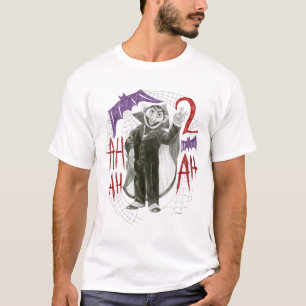 Ritning av Greve von Count i svart-vit skiss Tee